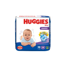 Huggies Dry Medium Pant Diaper 6-12Kg - 64 Pcs (Malaysia)